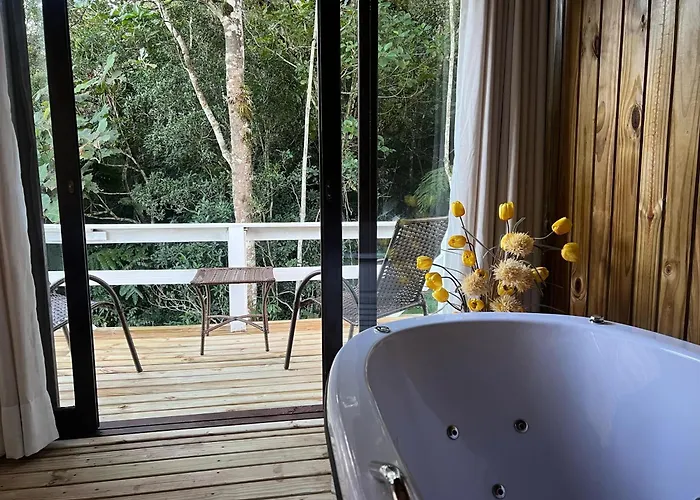 Cabana Com Hidromassagem Praia Grande Sc - Tiny House Canjerana